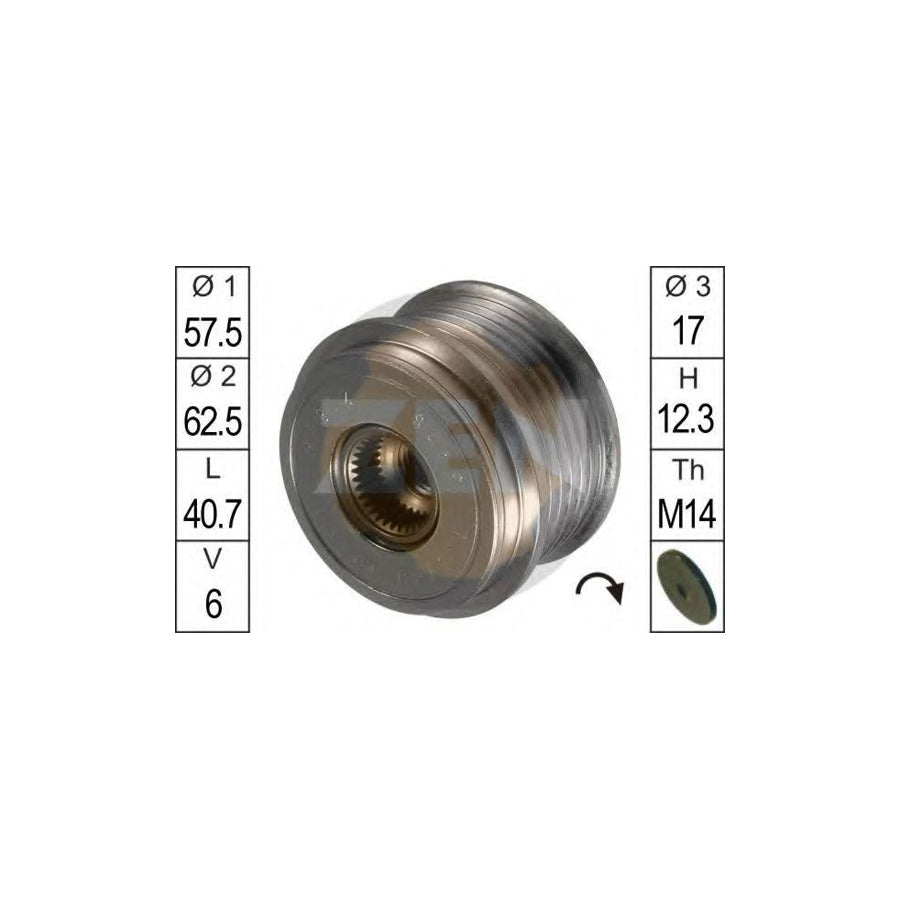 Era 219039 Alternator Freewheel Clutch