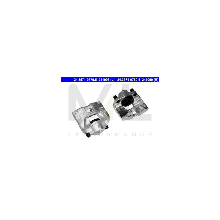 ATE 24.3571-9780.5 Brake Caliper without holder