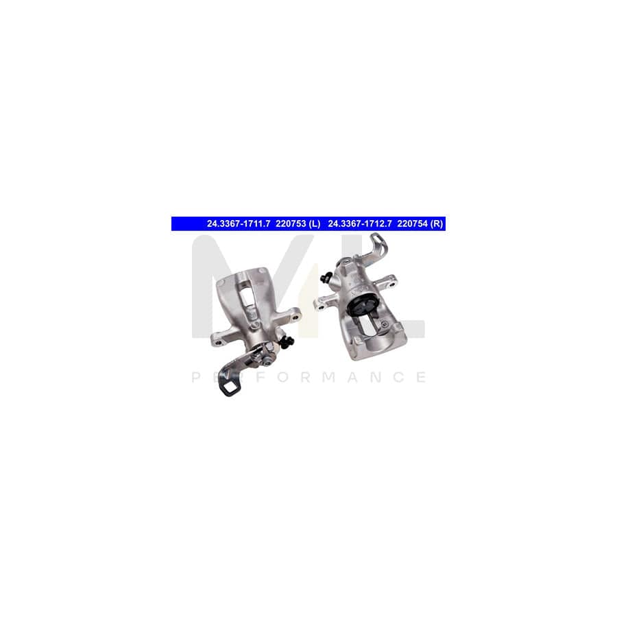 ATE 24.3367-1711.7 Brake Caliper without holder