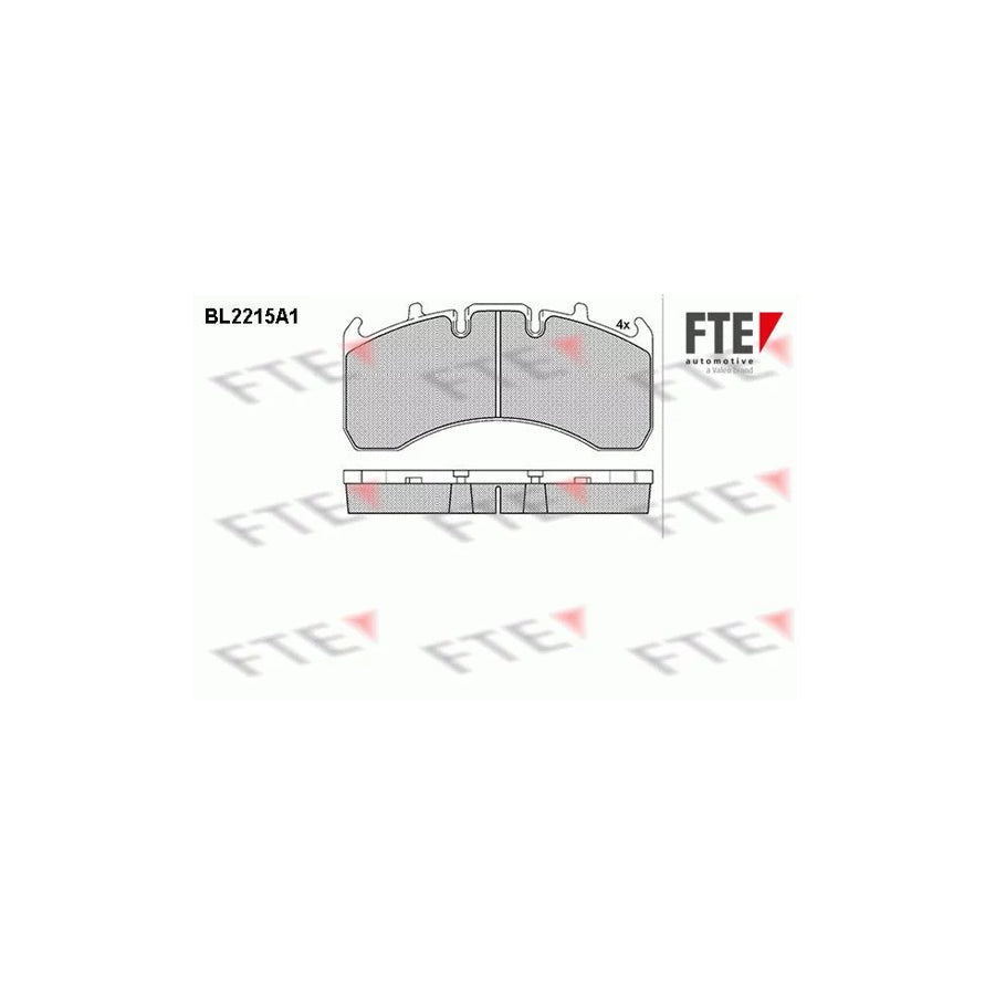 FTE Bl2215A1 Brake Pad Set