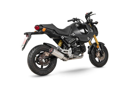 Scorpion PHA199SYSSEO Honda MSX 125 Red Power Full System - Brushed Stainless Steel Sleeve | ML Performance US US