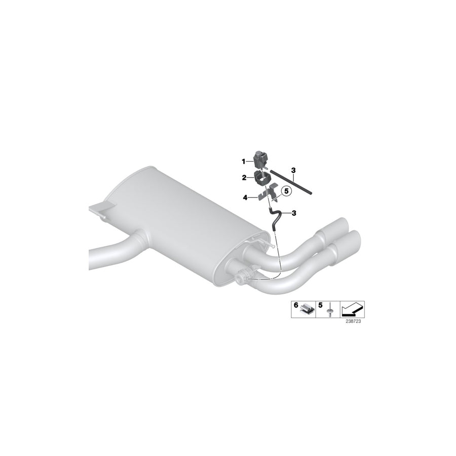 Genuine BMW 18307602869 F25 F26 Bracket For Electric Changeover Valve (Inc. X4 M40iX, X3 35iX & X4 28iX) | ML Performance US