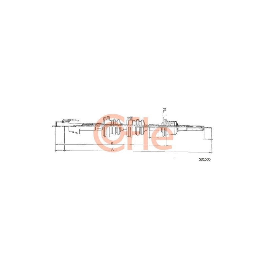 Cofle S31505 Speedometer Cable for VW Golf I Hatchback (17)
