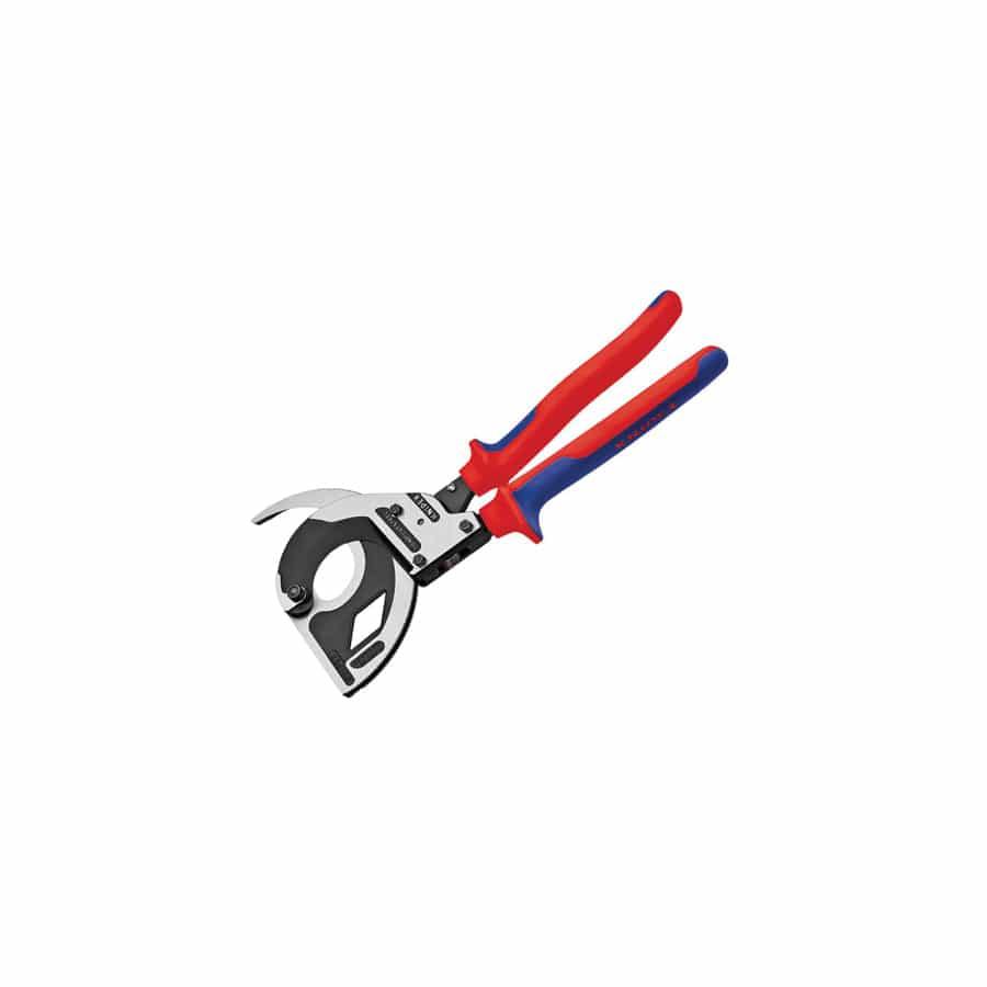 Knipex KPX9532320 3 Stage Ratchet Action Cable Cutters Multi-Component Grip 320mm