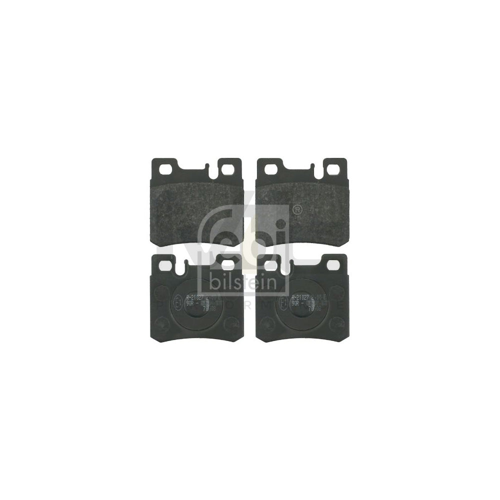 Febi Bilstein 16153 Brake Pad Set Rear Axle, Prepared For Wear Indicator