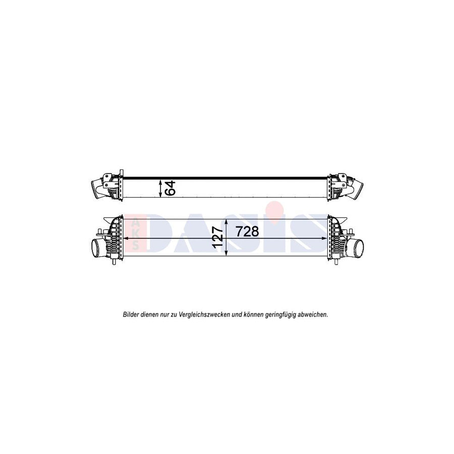 AKS Dasis 077011N Intercooler for Nissan Murano II (Z51)