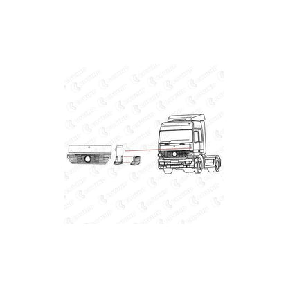 Covind 941/167 Air Deflector, Driver Cab