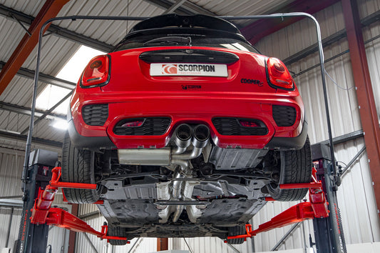 Scorpion SMNS010CF Mini Cooper S F56 Non-Resonated Cat-Back System | ML Performance US US