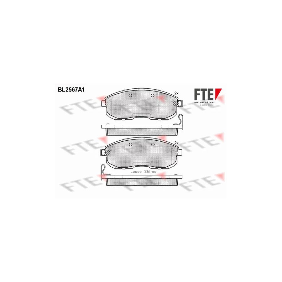 FTE 9010819 Brake Pad Set
