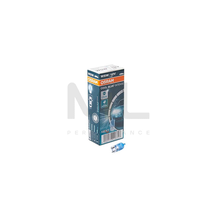 OSRAM 2825CBN Bulb, indicator 12V 5W, W5W, W2,1x9,5d