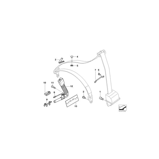 Genuine BMW 52108099190 E83 E83 Cover (Inc. X3 3.0i, X3 2.5i & X3 2.5si) | ML Performance US Car Parts