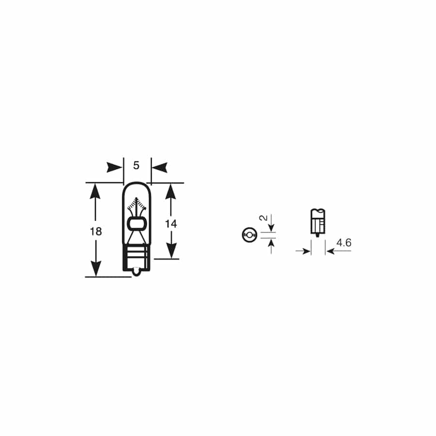 RING R286 12V 1.2W Capless W2 x 4.6d  Panel (10 units)