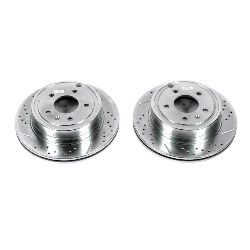 PowerStop Power Stop 12-15 Chevrolet Captiva Sport Rear Evolution Drilled & Slotted Rotors - Pair