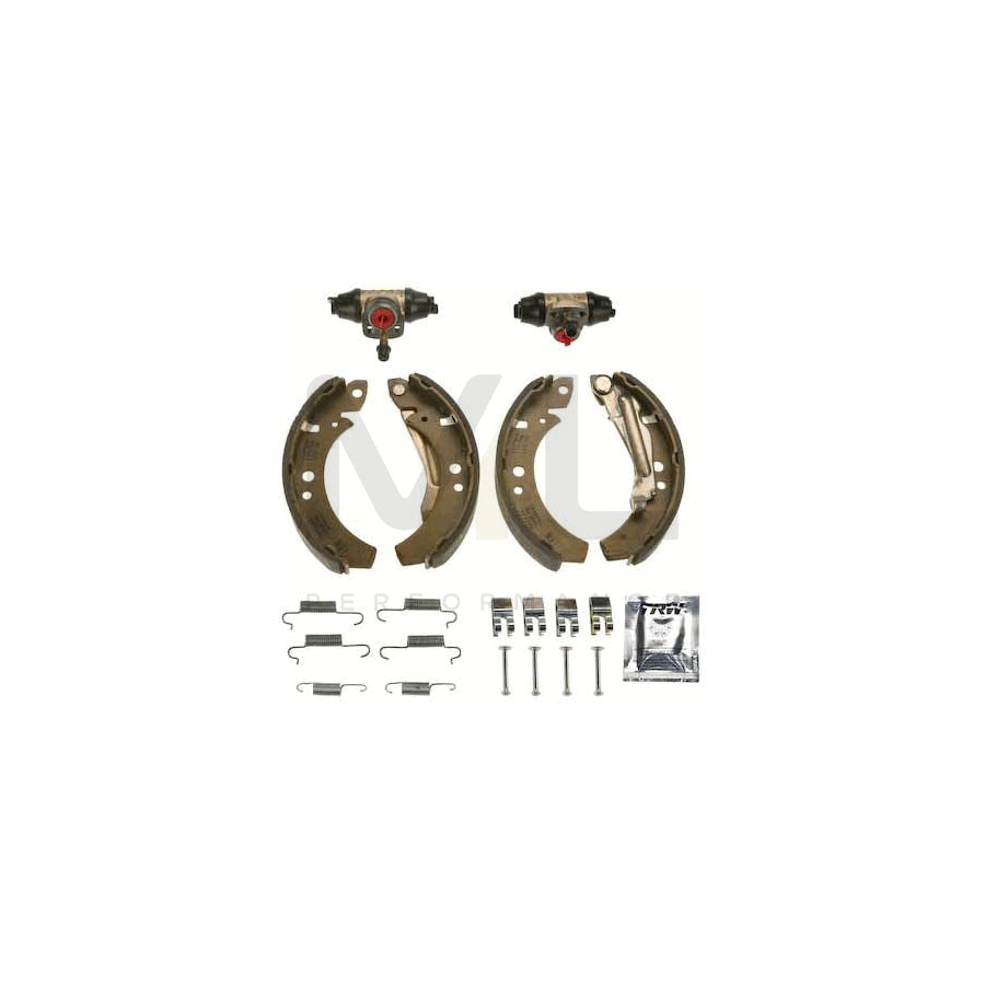 TRW Brake Kit BK1504 Brake Shoe Set with wheel brake cylinder | ML Performance Car Parts
