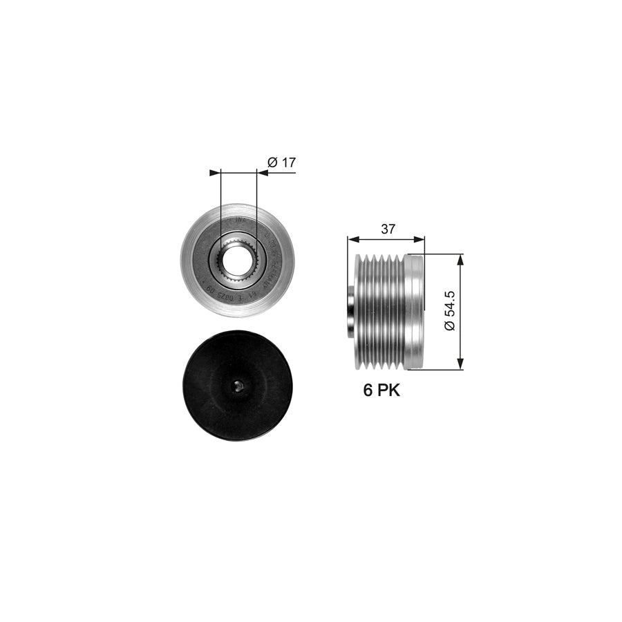Gates OAP7034 Alternator Freewheel Clutch