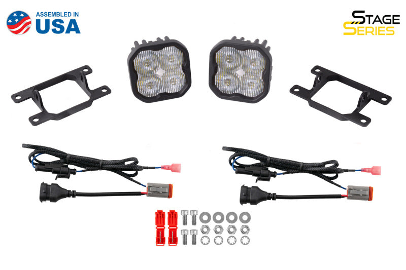 Diode Dynamics SS3 Max Type AS Kit ABL - White SAE Fog