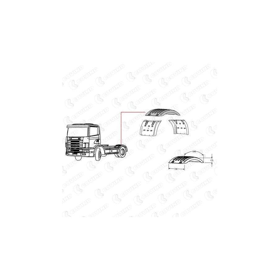 Covind 144/525 Wing Fender