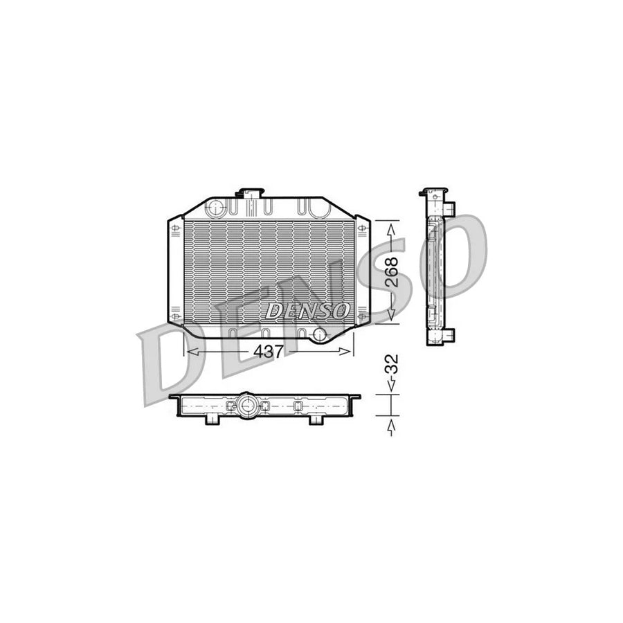 DENSO DRM10010 Engine Radiator