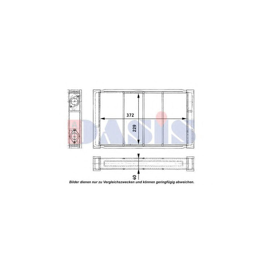 AKS Dasis 139290T Heater Matrix
