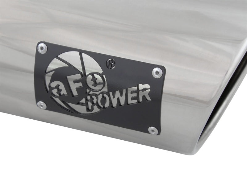 aFe Diesel Exhaust Tip Bolt On Polished 4in Inlet x 5in Outlet x 15in