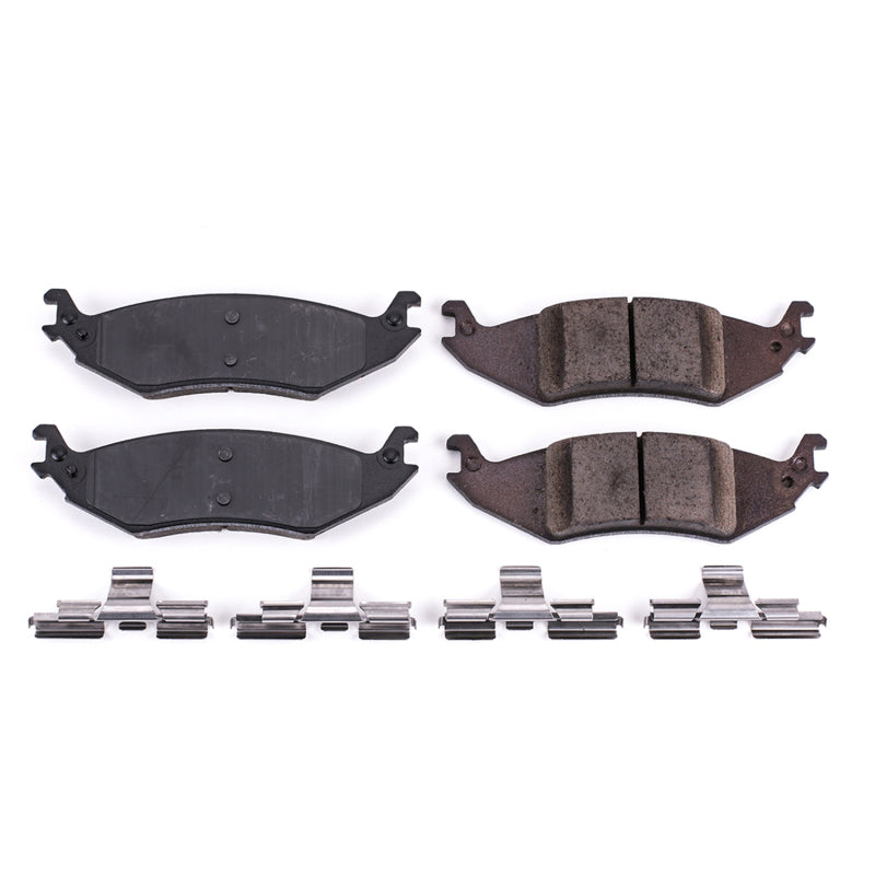PowerStop Power Stop 04-07 Ford E-150 Rear Z17 Evolution Ceramic Brake Pads w/Hardware