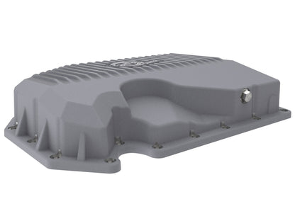 aFe 05-19 VW 1.8L/2.0L w/o Oil Sensor Engine Oil Pan Raw POWER Street Series w/ Machined Fins