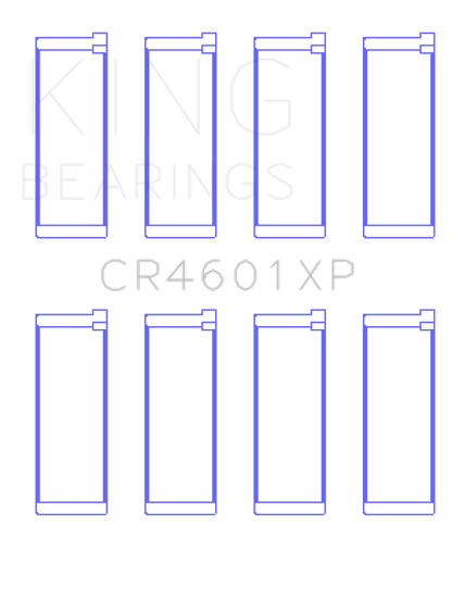 King Engine Bearings Lancia 2.0L HF (Size STD) Performance Rod Bearing Set