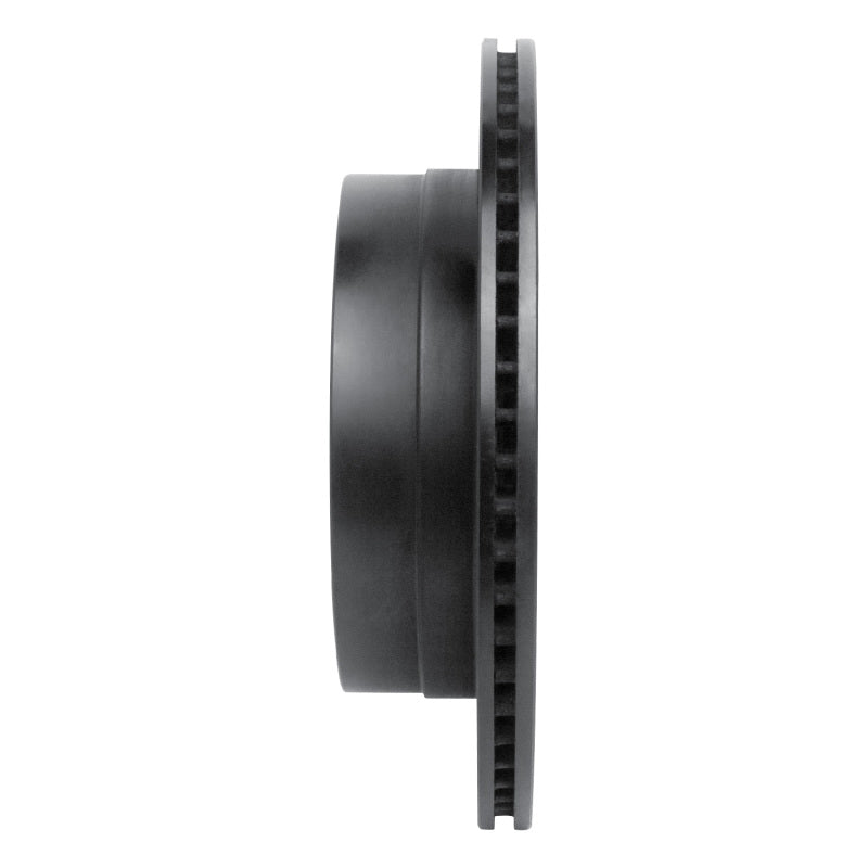 R1 Concepts R1 07-15 Chevrolet Captiva Rear Right Drilled & Slotted Black Brake Rotor