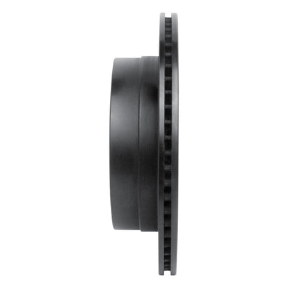 R1 Concepts R1 07-15 Chevrolet Captiva Rear Right Drilled & Slotted Black Brake Rotor
