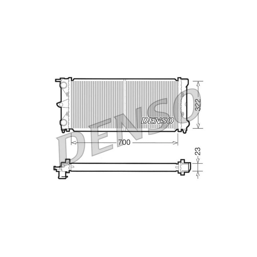 DENSO DRM32021 Engine Radiator
