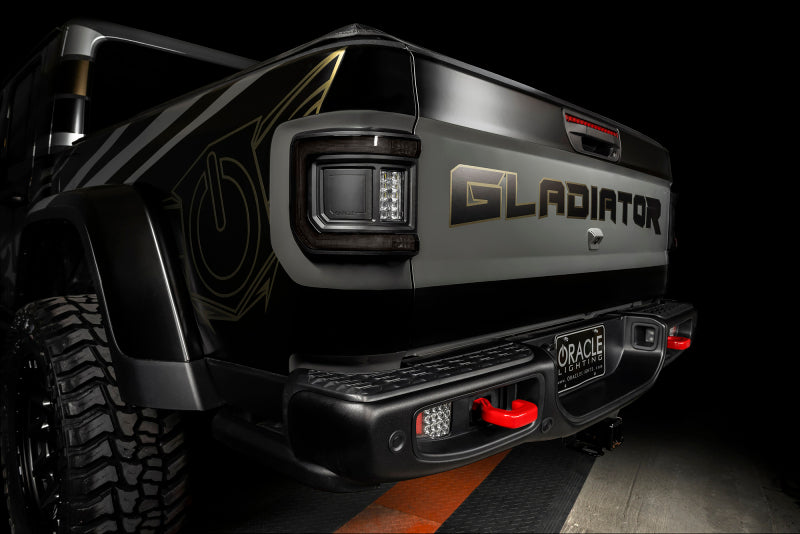 ORACLE Lighting Oracle 2020+ Jeep Gladiator JT Flush Mount LED Tail Lights - Tinted Lens