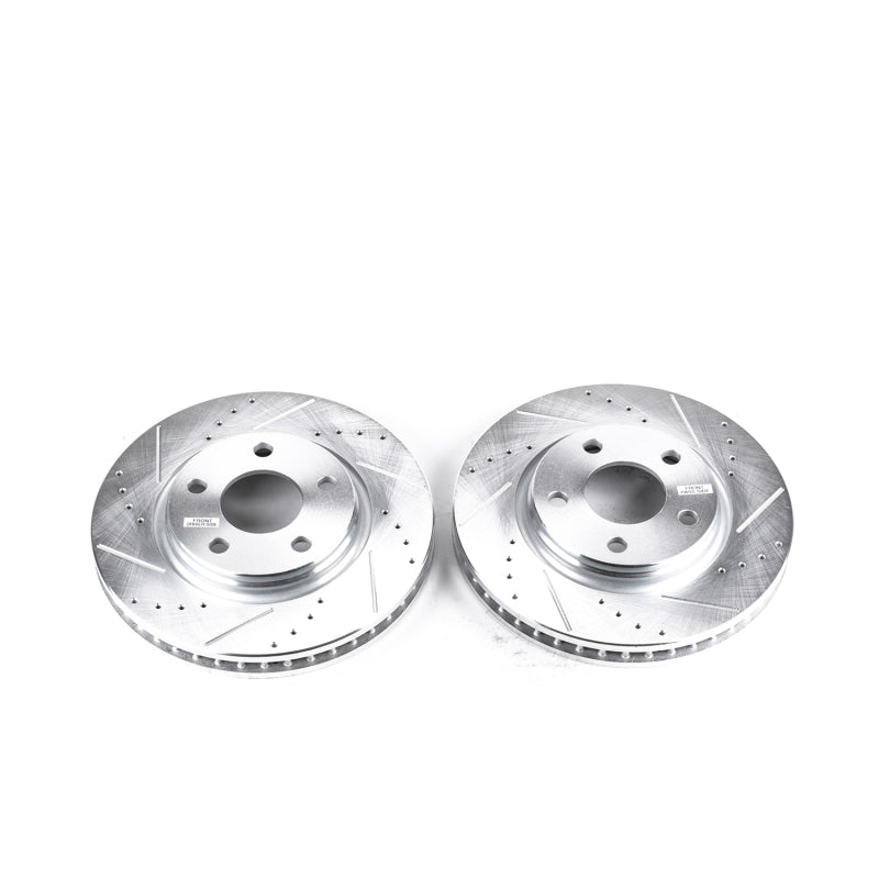 PowerStop Power Stop 05-09 Buick Allure Front Evolution Drilled & Slotted Rotors - Pair