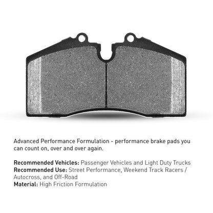 R1 Concepts R1 07-18 Volkswagen Routan Front Performance Sport Brake Pads