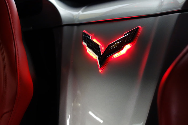 ORACLE Lighting Oracle Corvette C7 Rear Illuminated Emblem - UV/Purple