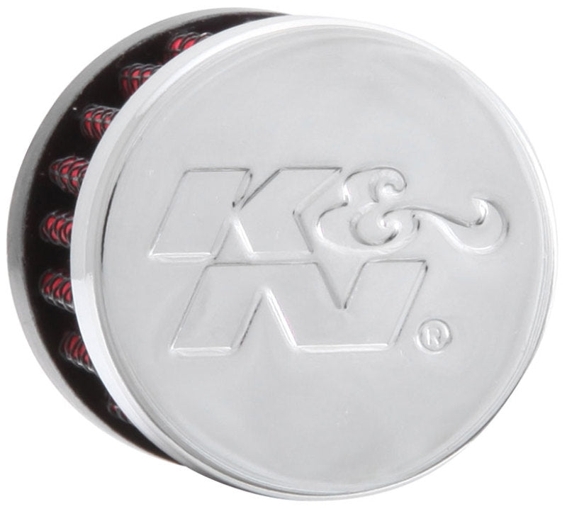 K&N Engineering K&N Rubber Base Crankcase Vent Filter - 0.55in Flange ID 1.375in OD 1.125in Height