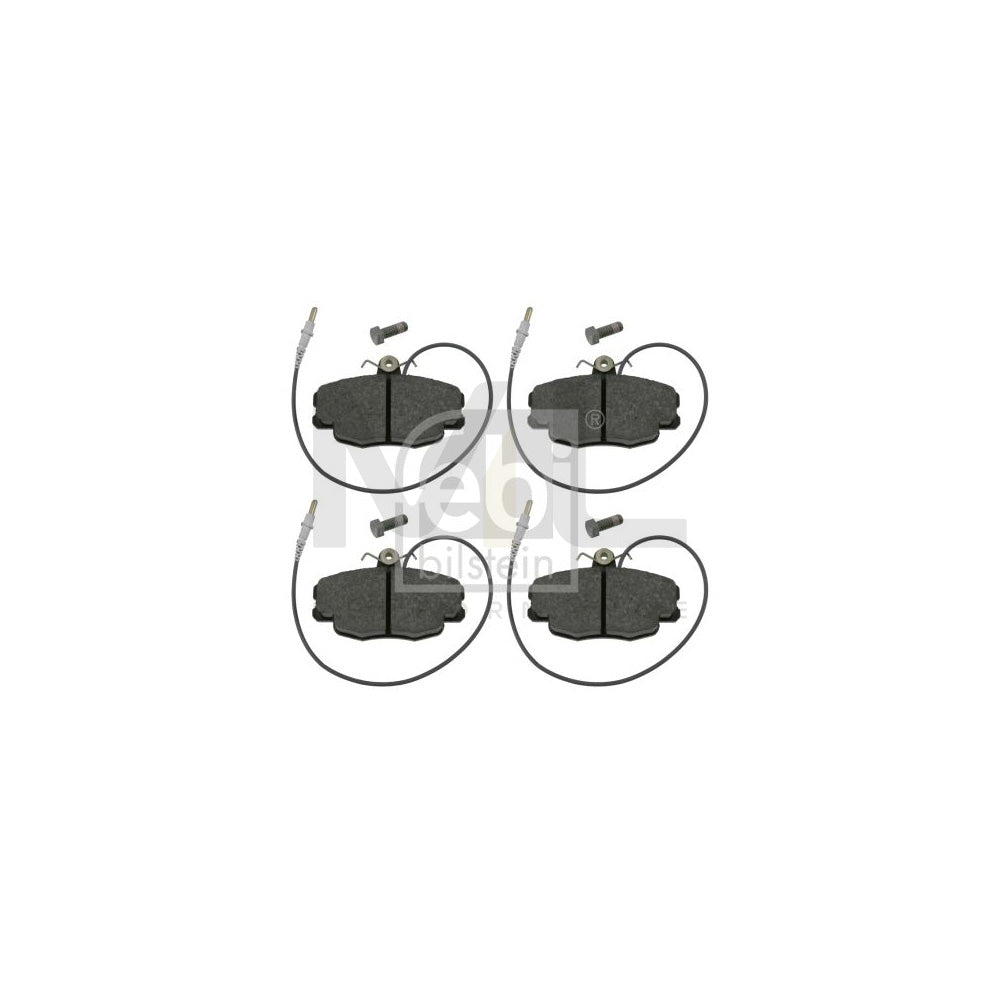 Febi Bilstein 16369 Brake Pad Set For Citroën Zx Front Axle, Incl. Wear Warning Contact, With Bolts/Screws