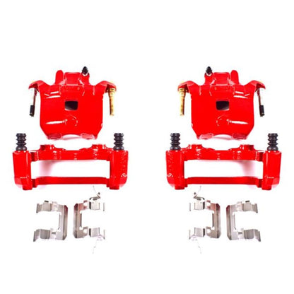 PowerStop Power Stop 02-04 Infiniti I35 Front Red Calipers w/Brackets - Pair