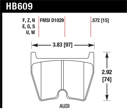 Hawk Performance Ceramic Street Brake Pads