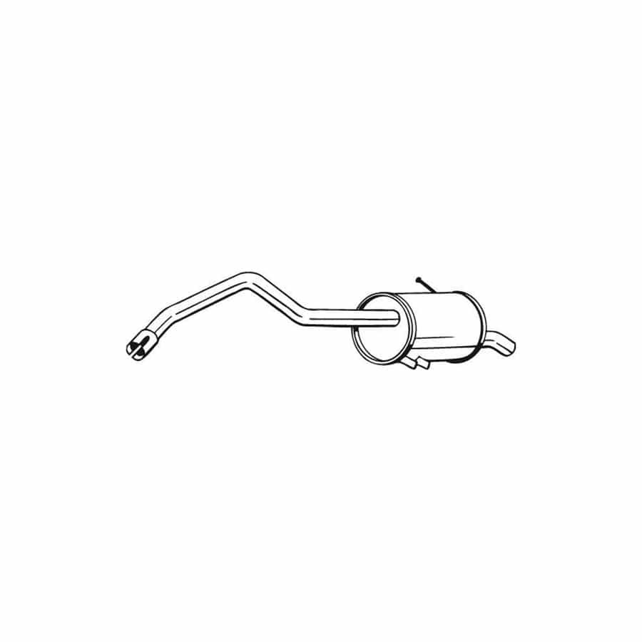 Bosal 278-699 Rear Silencer for Renault Kangoo