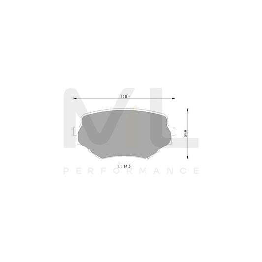 Bosch 0986Ab2319 Brake Pad Set BP2319N | ML Performance Car Parts
