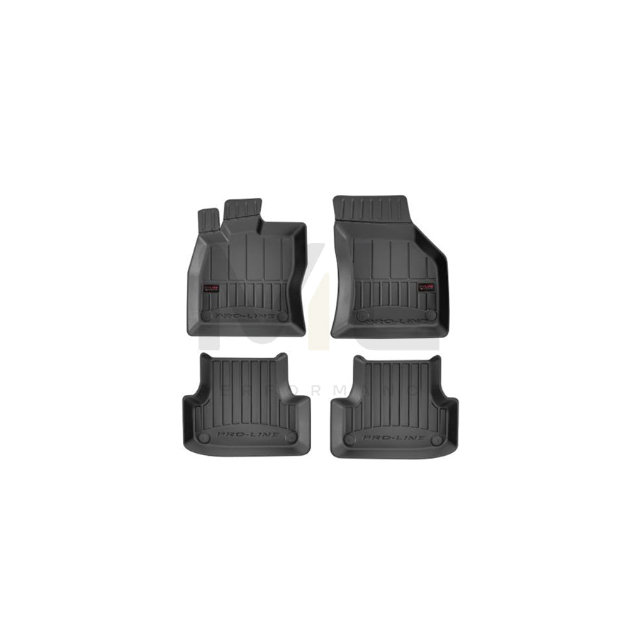 FROGUM 3D407039 Floor mat set for AUDI A3 Hatchback (8V1, 8VK) Elastomer, Front and Rear, Quantity: 4, Black