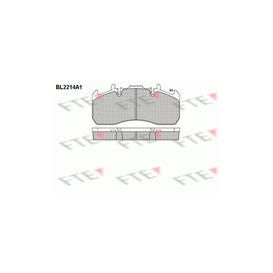FTE Bl2214A1 Brake Pad Set