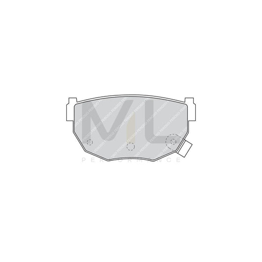 Ferodo Sl Fsl720 Brake Pad Set For Citroën Zx Incl. Wear Warning Contact | ML Performance Car Parts