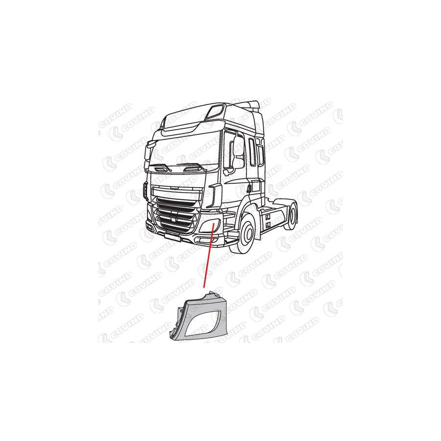 Covind Cf6/ 99 Housing, Headlight