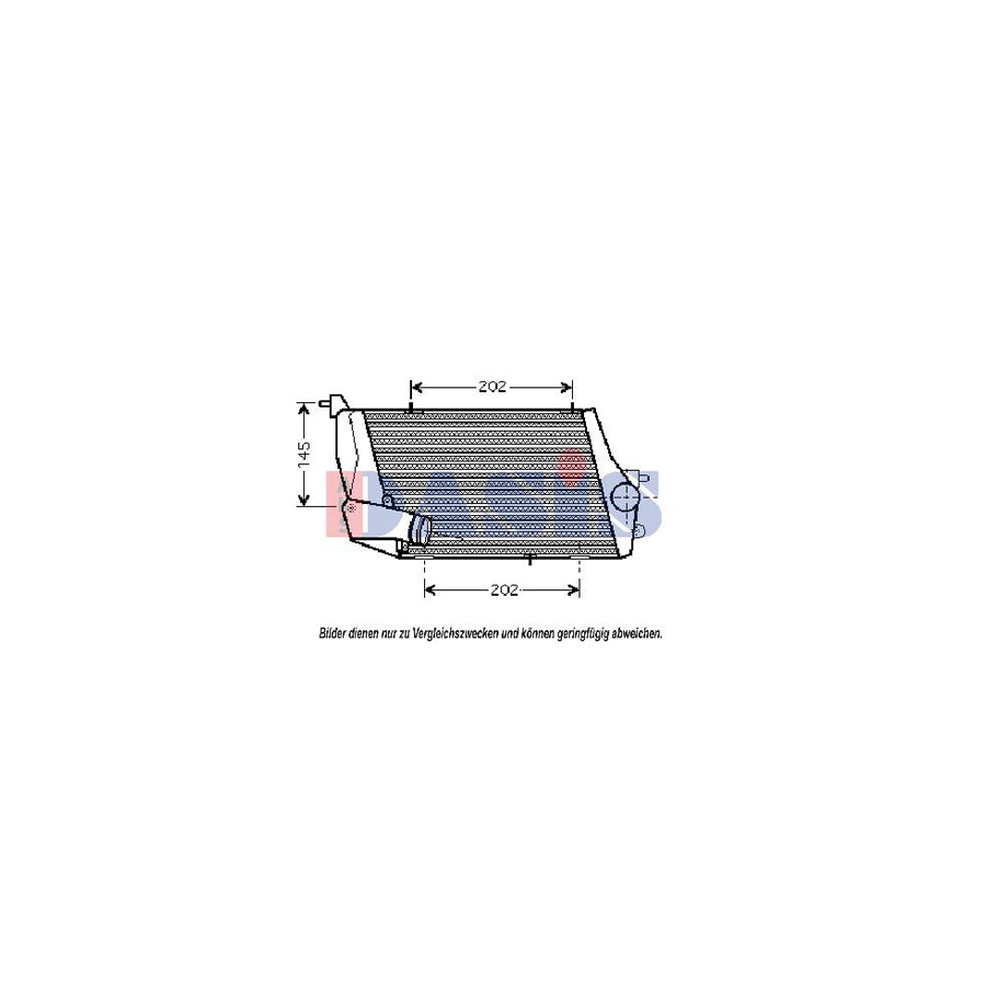 AKS Dasis 487015N Intercooler for Audi A8 D3 (4E2, 4E8)