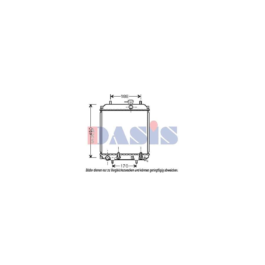 AKS Dasis 360013N Engine Radiator