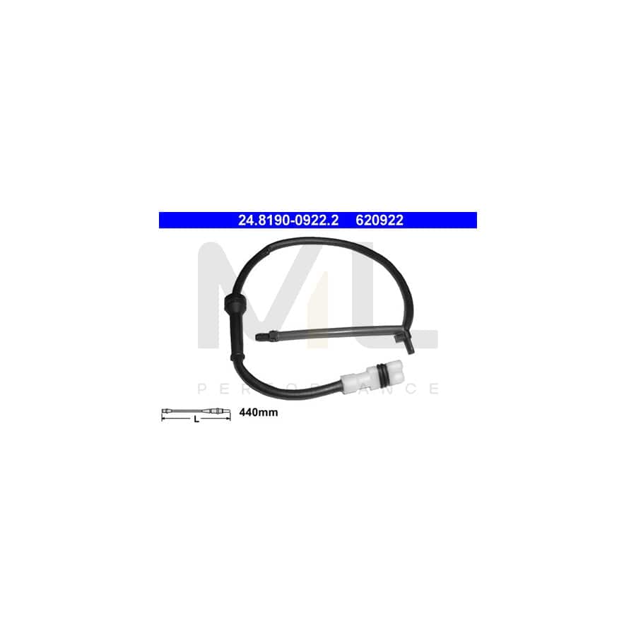 ATE 24.8190-0922.2 Brake pad wear sensor