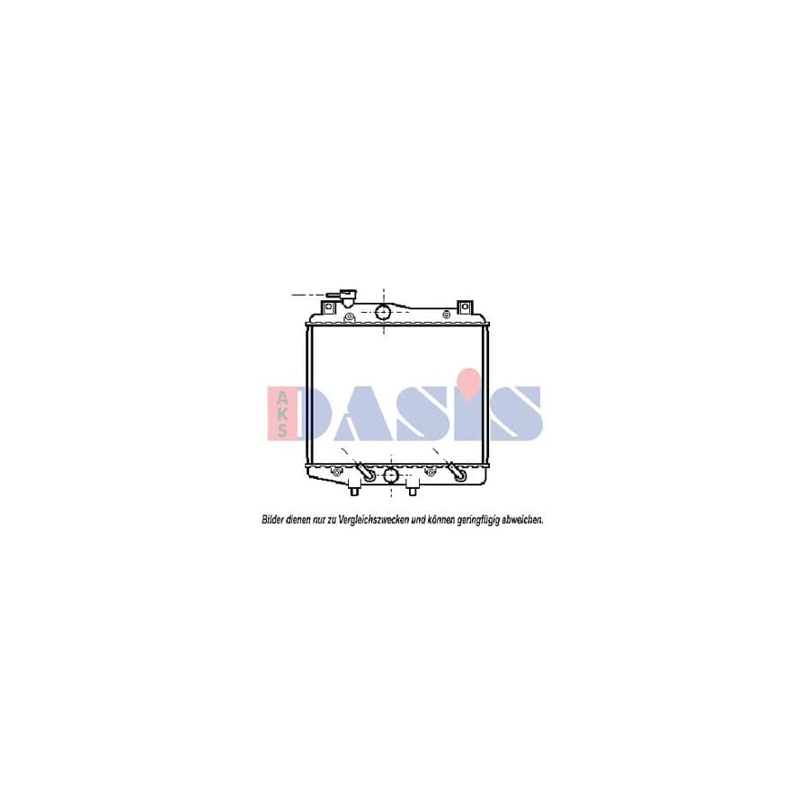 AKS Dasis 360015N Engine Radiator for Daihatsu Charade