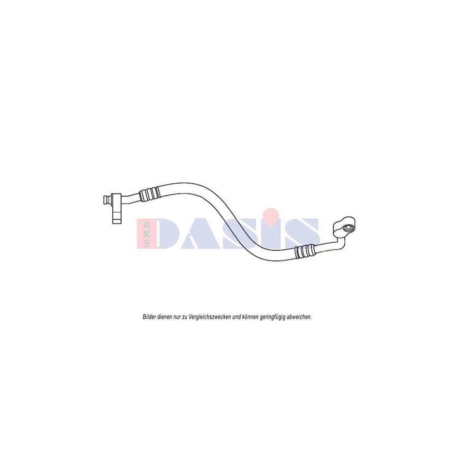 AKS Dasis 885889N High- / Low Pressure Line, Air Conditioning