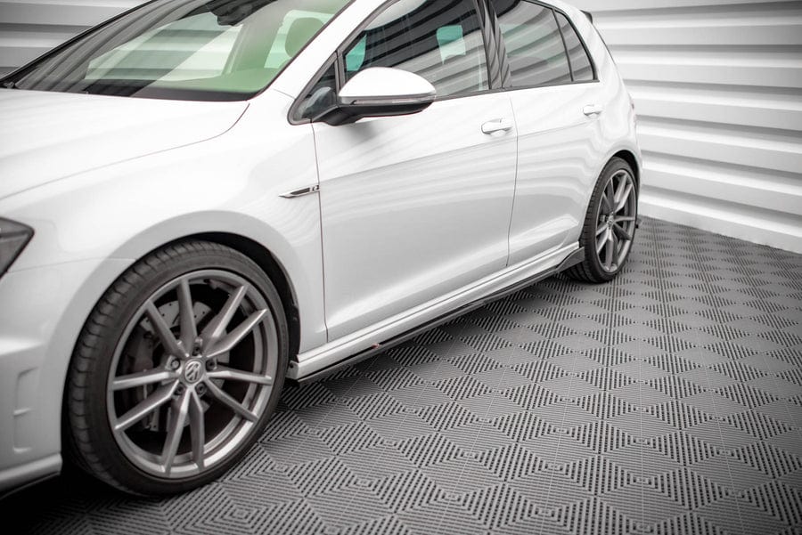 Maxton Design Volkswagen Golf R MK7 Side Skirts Diffusers V.2
